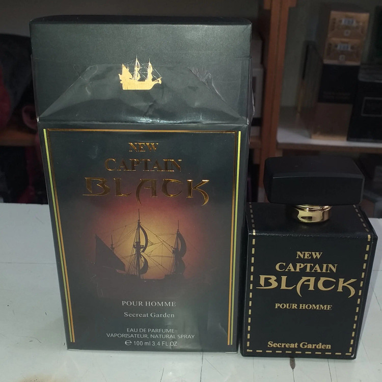 ادکلن NEW CAPITAN BLACK SECRET GARDEN ادکلن کاپیتان بلک سکرت گاردن