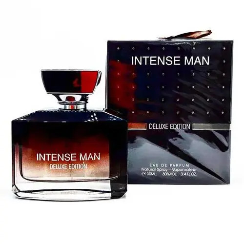 ادکلن INTENS MAN DELUXE EDITION FRAGRANCE WIRLD ادکلن اینتنس من دلوکس ادیشن فرگرانس وورد