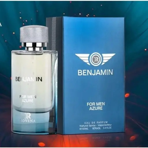 ادکلن BENJAMIN FOR MEN AZURE ROVENA ادکلن بنتلی آزور ررونا