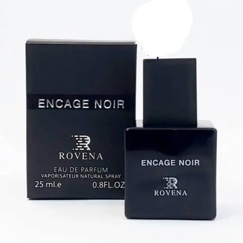 ادکلن ENCAGE NOIR ROVENA ادکلن لالیک مشکی روونا 25 میل
