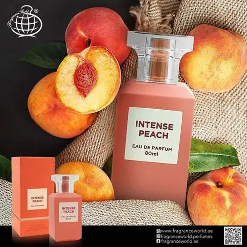 ادکلن INTENS PEACH FRAGRANCE WORLD ادکلن بیتر پیچ فرگرانس وورد امارات