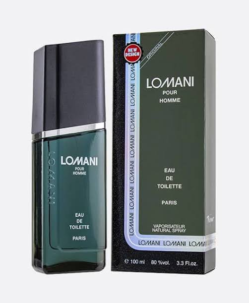 ادکلن LOMANI POUR HOMME ادکلن لومانی پور هوم جعبه فلزی اصل
