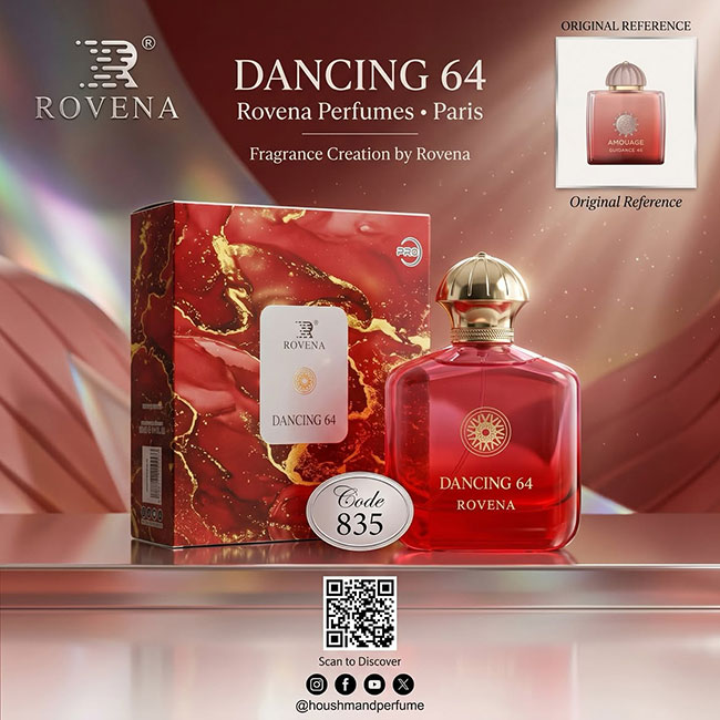 ادکلن DANCING 64 ROVENA ادکلن امواج گایدنس ۴۶ روونا ارسال رایگان