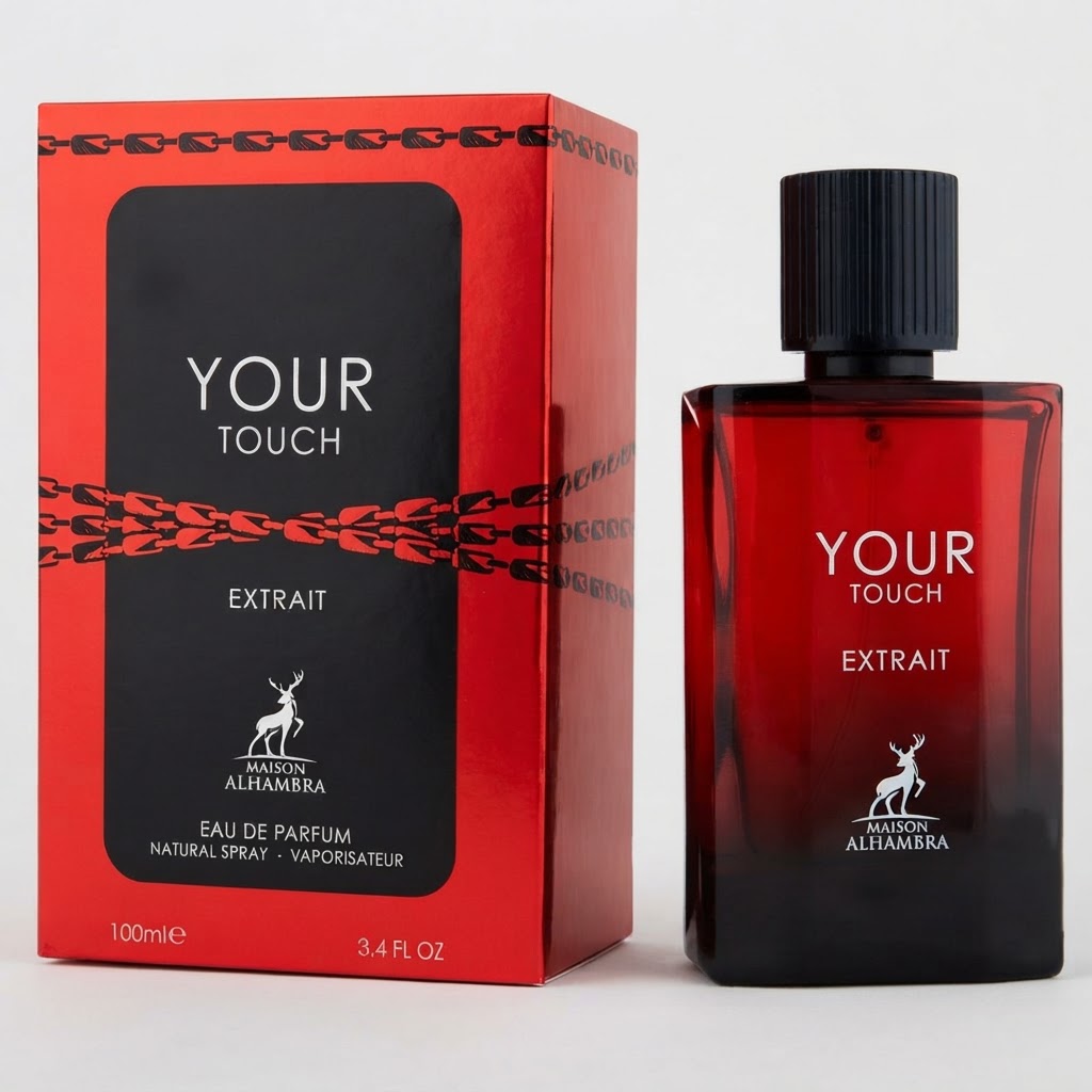 ادکلن YOUR TOUCH EXTRAIT ALHAMBRA ادکلن یور تاچ اکستریت الحمبرا ارسال رایگان